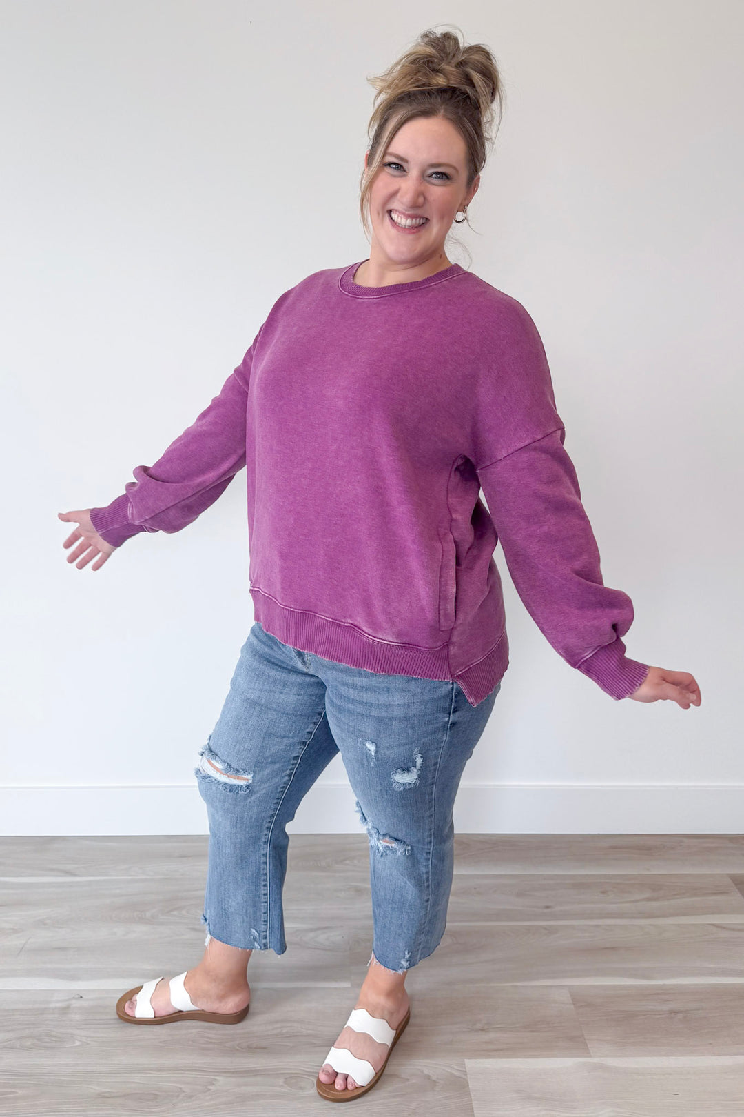 Cozied Up Sweatshirt Curvy
