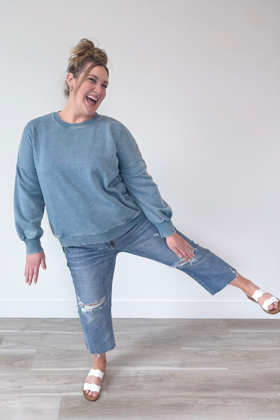 Cozied Up Sweatshirt Curvy