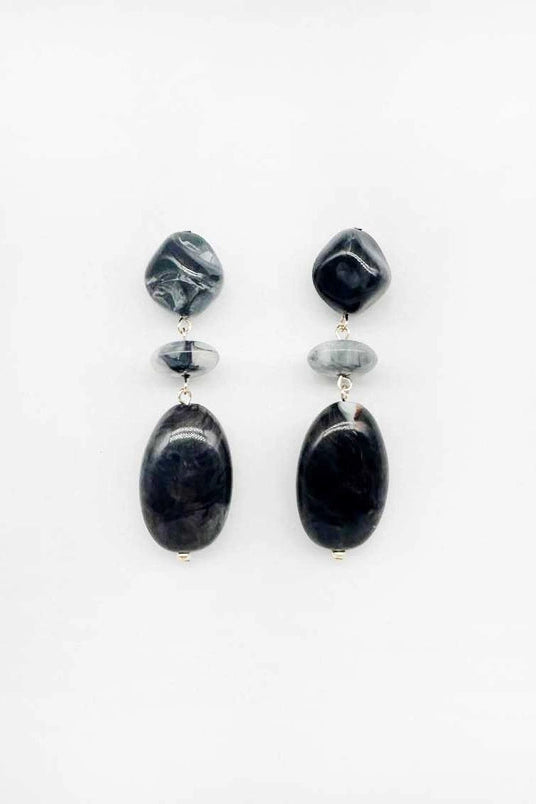 Marbled Dangle Earrings
