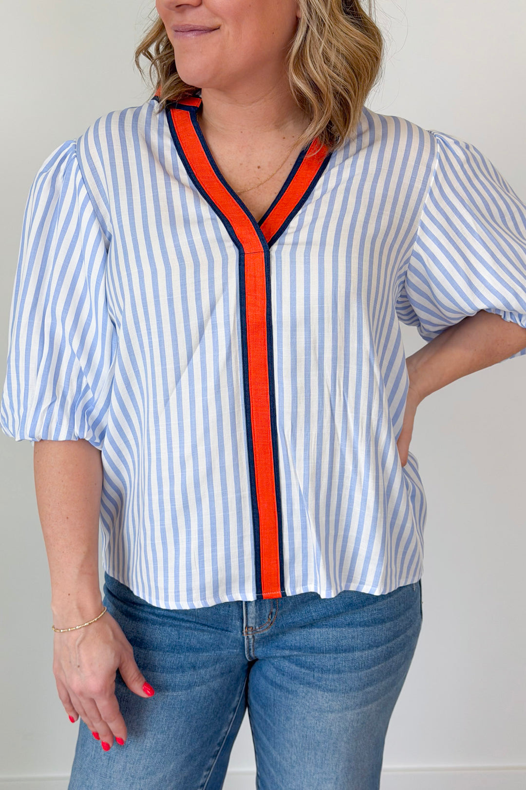 Simple Statement Blouse