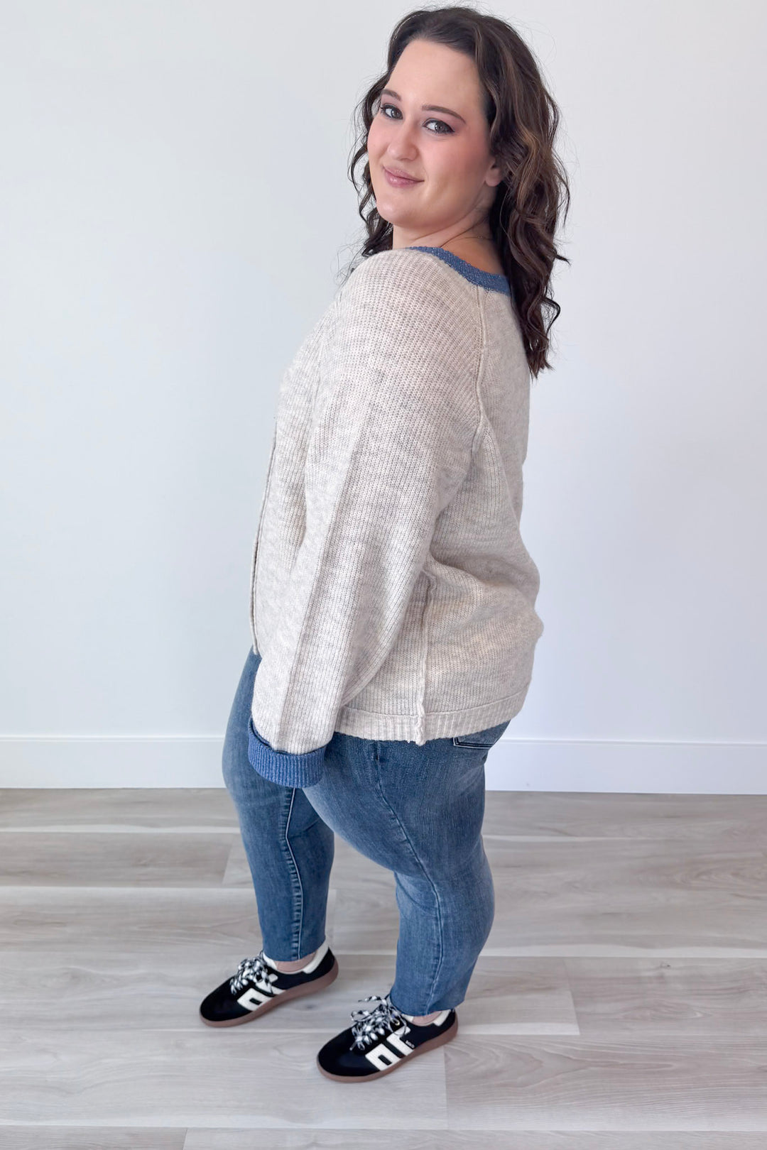 Autumn State Of Mind Cardigan Curvy