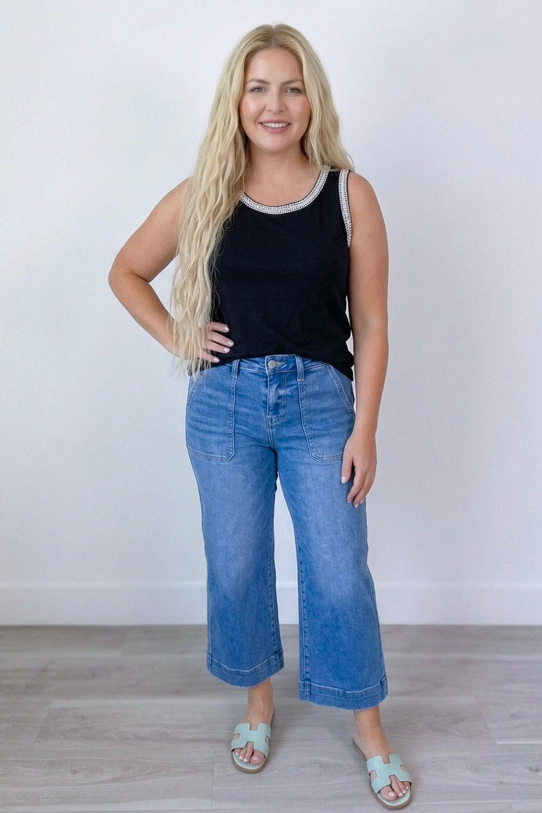 Vervet Find Joy Denim Curvy