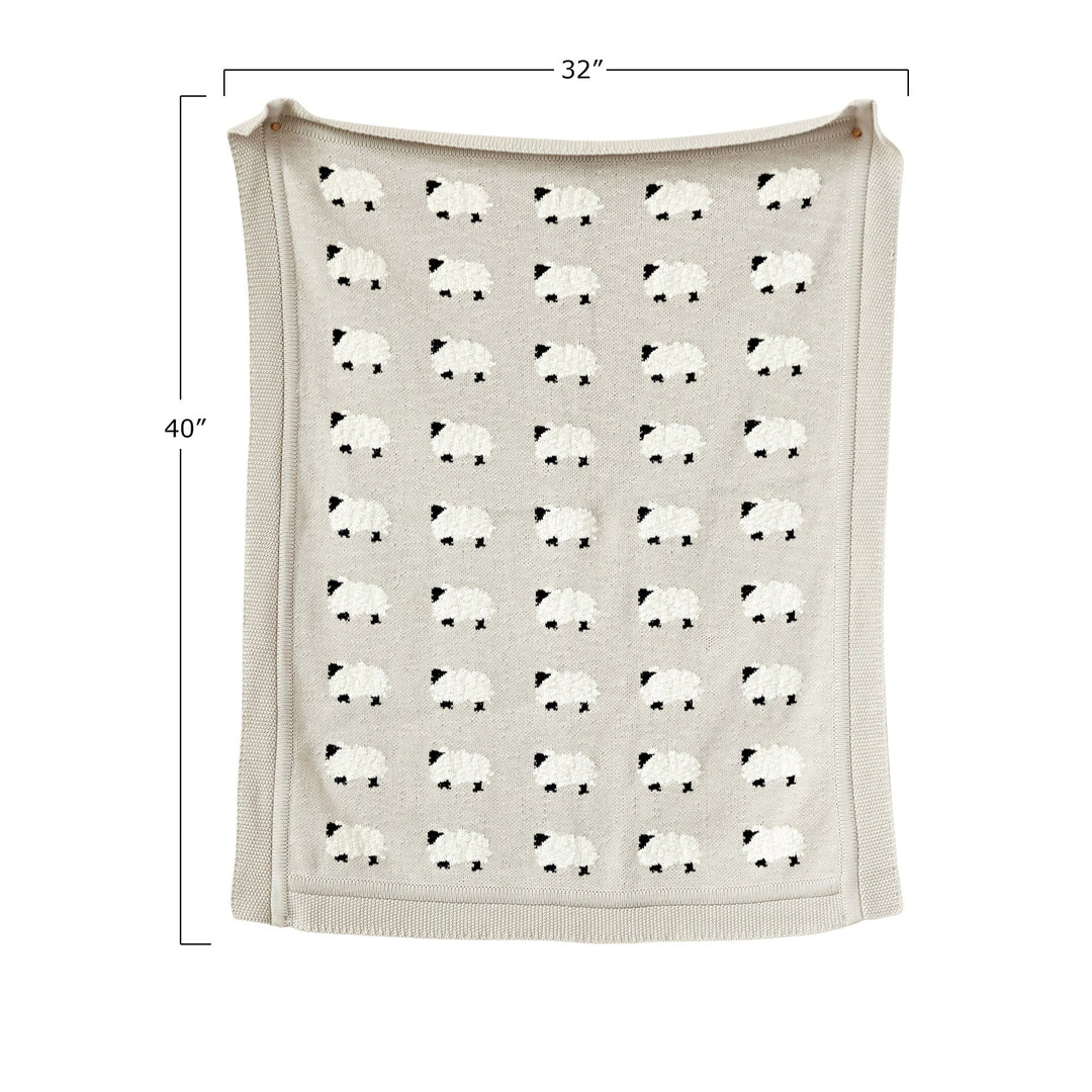 Sheep Baby Blanket