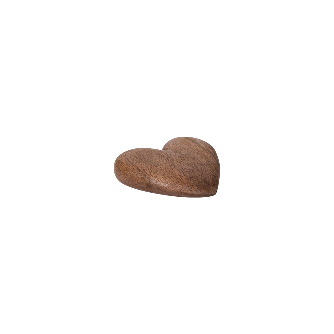 Carved Mango Wood Heart
