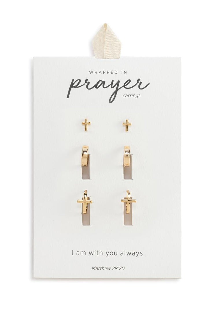 Dainty Cross Earrings