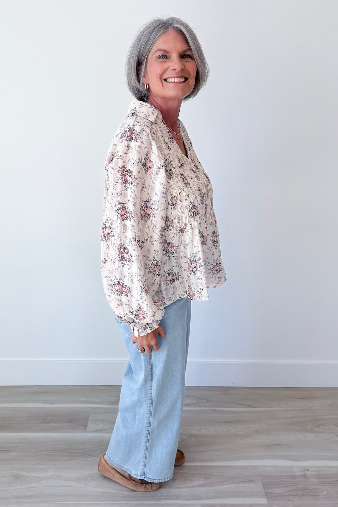 Subtle Bloom Top