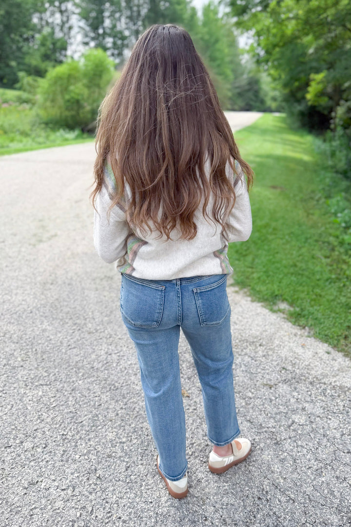 Golden Petals Sweater