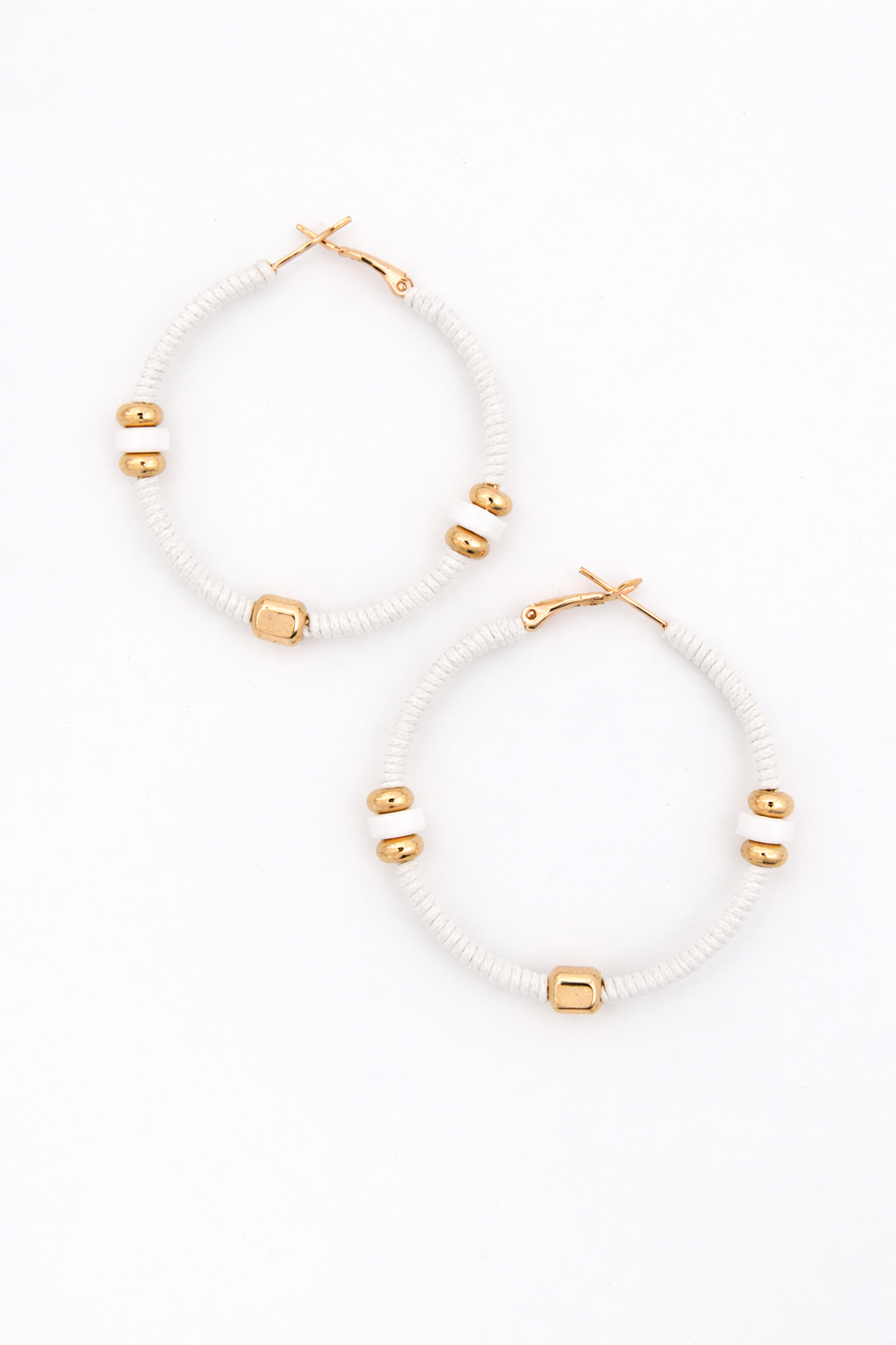 Zephyr Corded Hoop Earrings