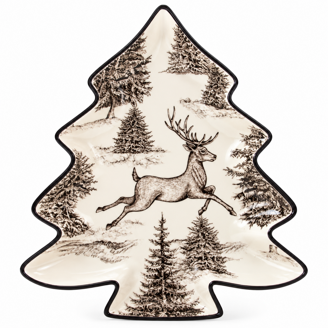 Christmas Tree Shaped Plate