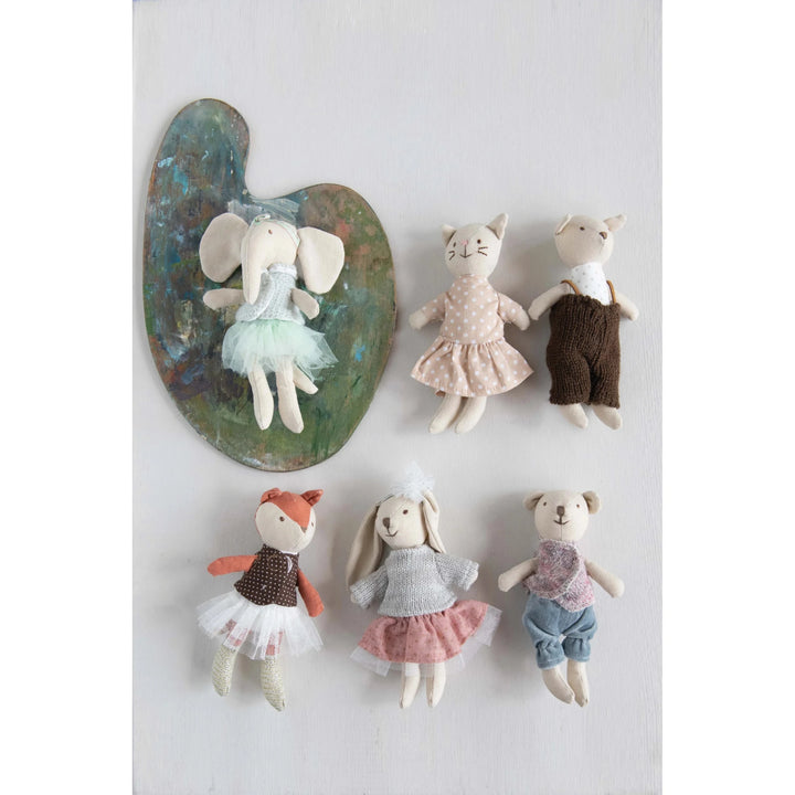 Mini Linen Stuffed Animal