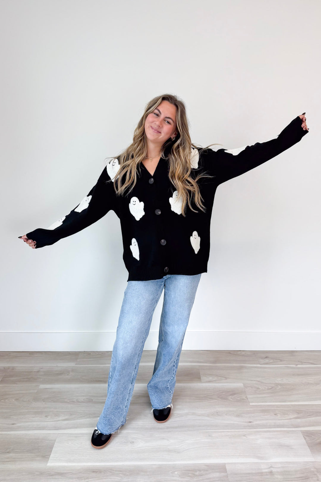 Friendly Ghost Cardigan