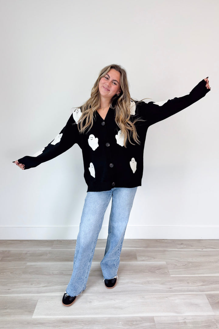 Friendly Ghost Cardigan