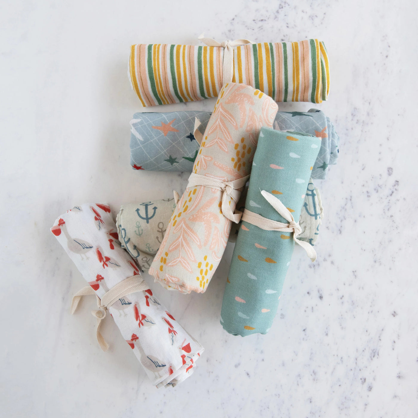 Whimsical Cotton Printed Swaddle