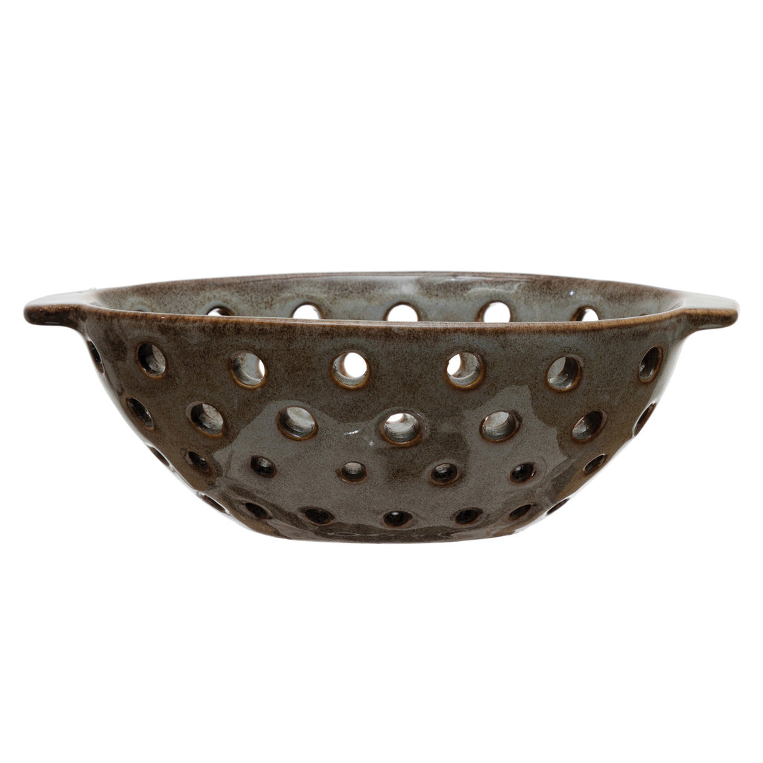 Oval Stoneware Berry Bowl