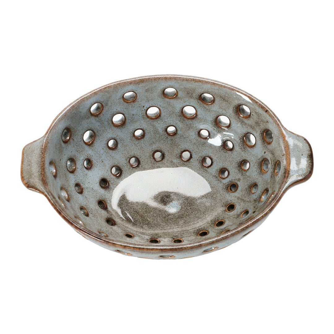Oval Stoneware Berry Bowl