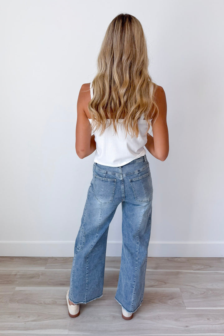 Easel Time Flies Denim