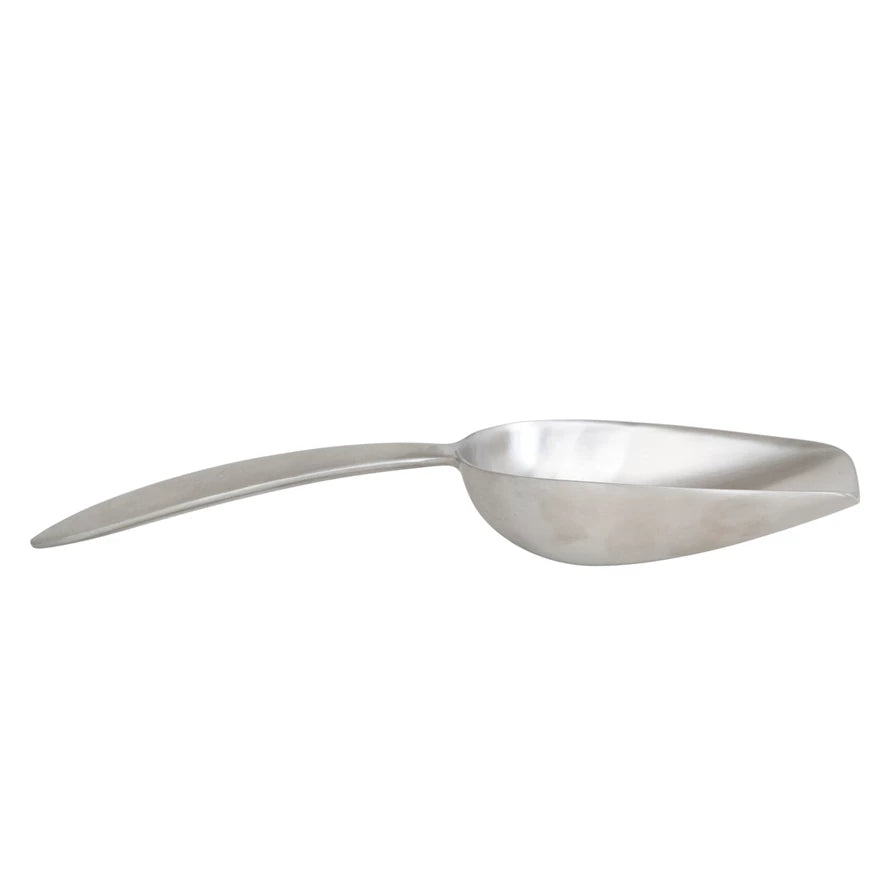 Stainless Steel Nickel Finished Scoop