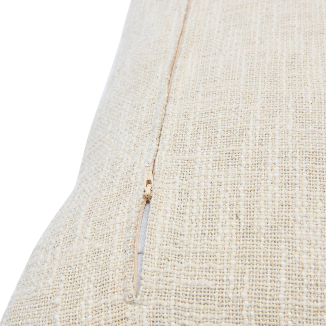 Mustard Ikat Tassel Lumbar Pillow