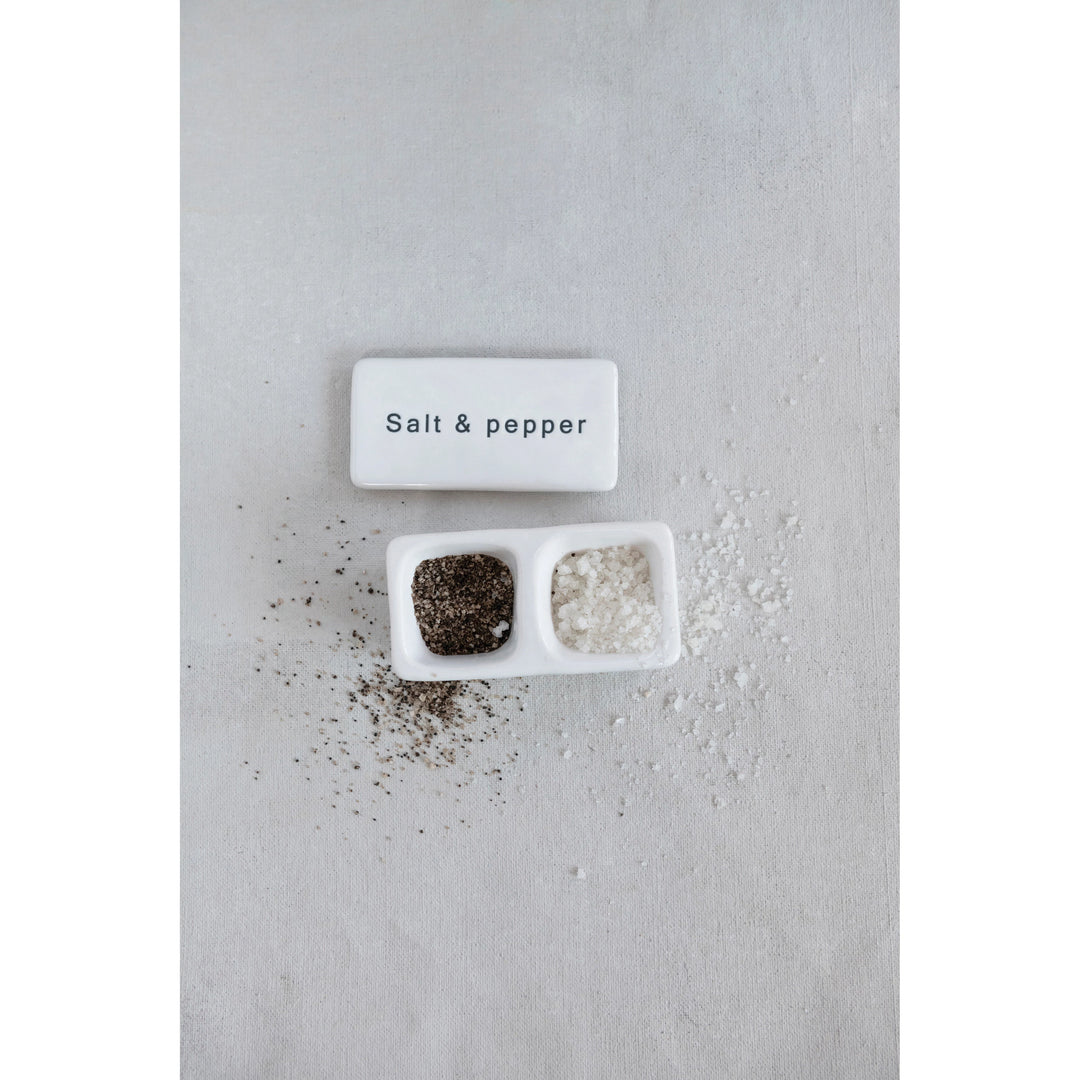 Double Salt & Pepper Pinch Pot