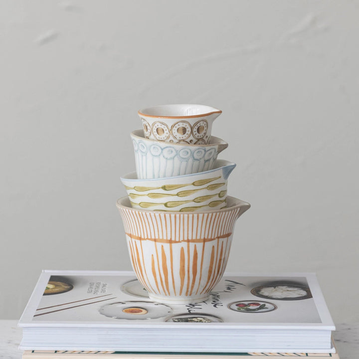 Slow Rain Stoneware Measuring Cup Set