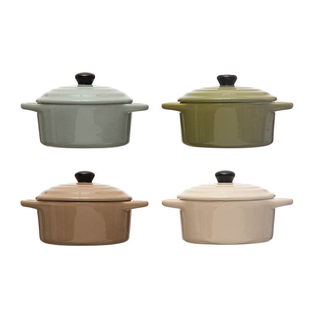 Muted Tones Mini Stoneware Baker