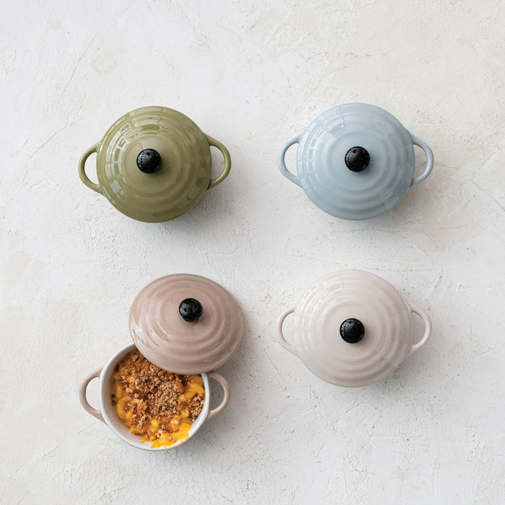 Muted Tones Mini Stoneware Baker
