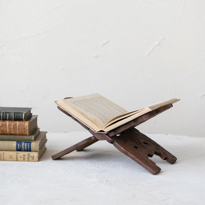 Reclaimed Wooden Book Holder