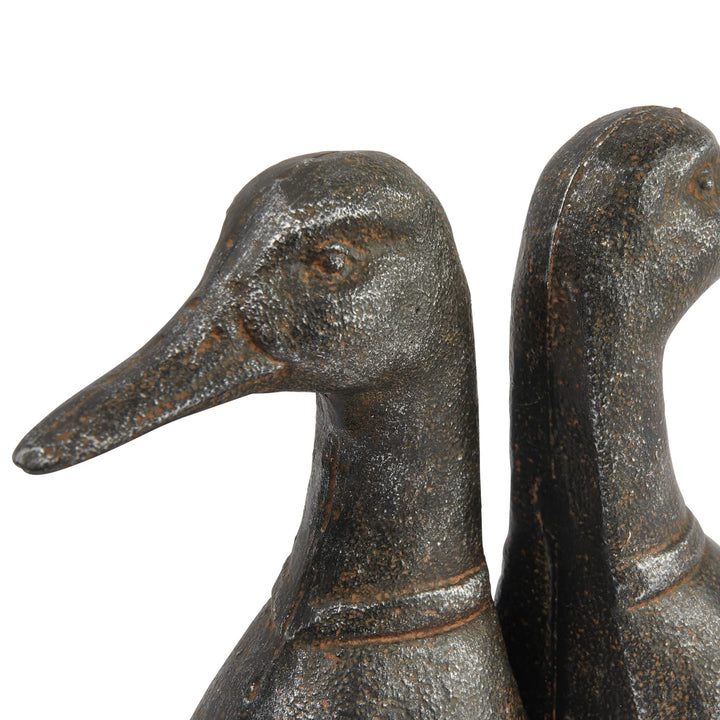 Cast Iron Duck Bookends