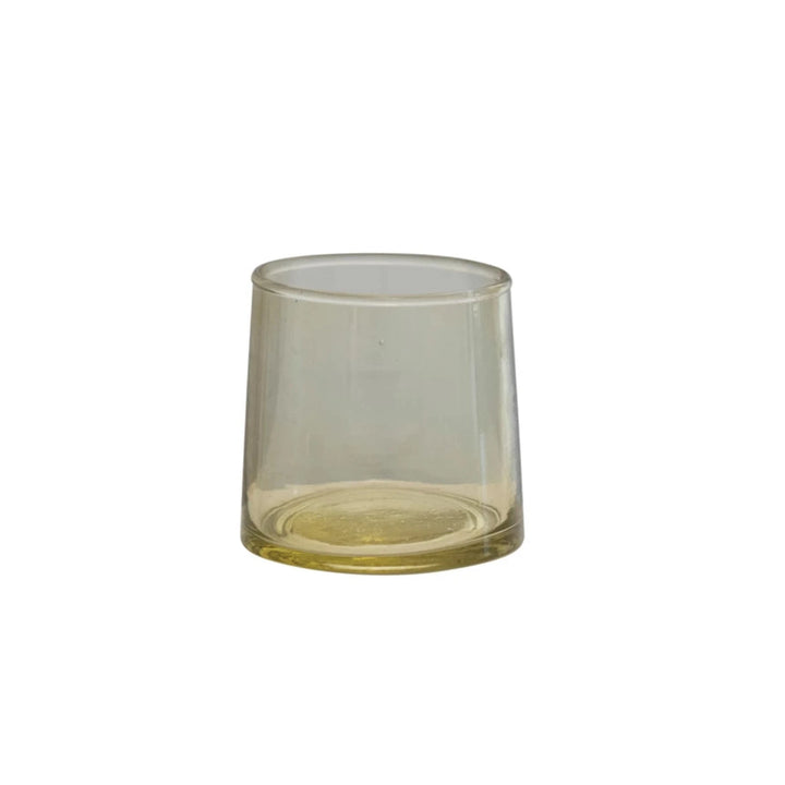 Off Green Small Drinking Glass