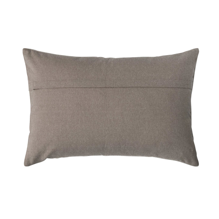 Paisley Embroidered Lumbar Pillow