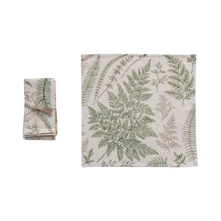 Green Botanical Napkin