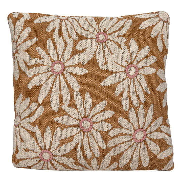 Flower Embroidery Pillow