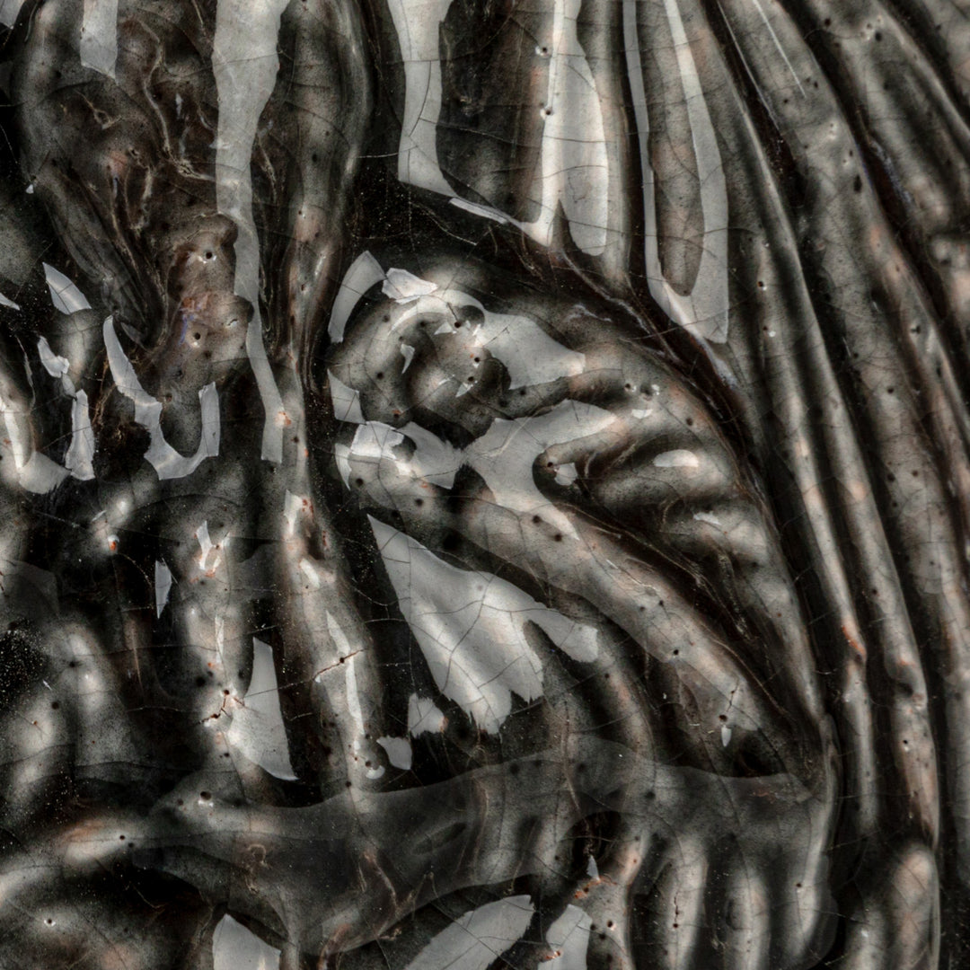 Embossed Botanical Terracotta Planter