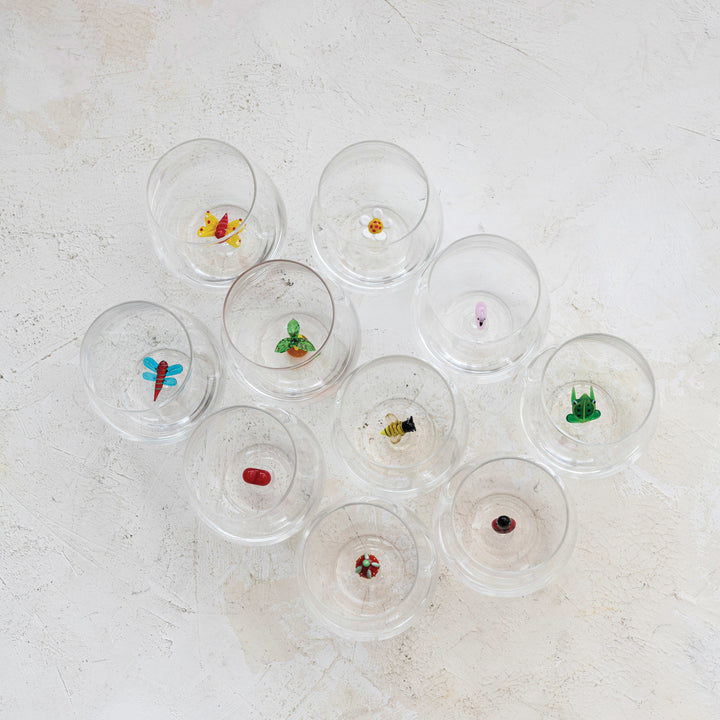 Summer Time Stemless Wine Glass