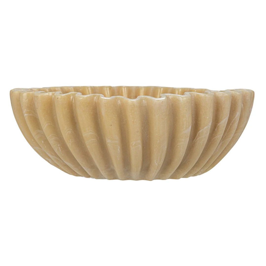 Resin Pleated Bowl