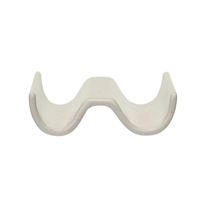 Cream Stoneware Soap & Sponge Holder