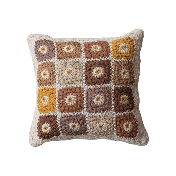 Crocheted Granny Pillow