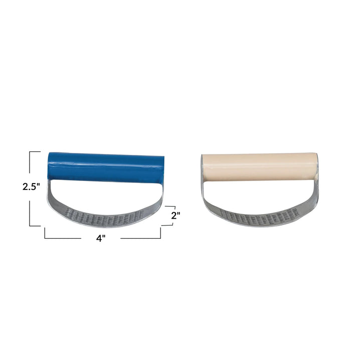 Enameled Handle Garlic Press