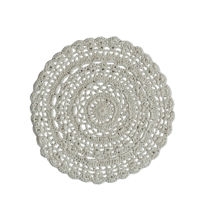 Round Crochet Placemat