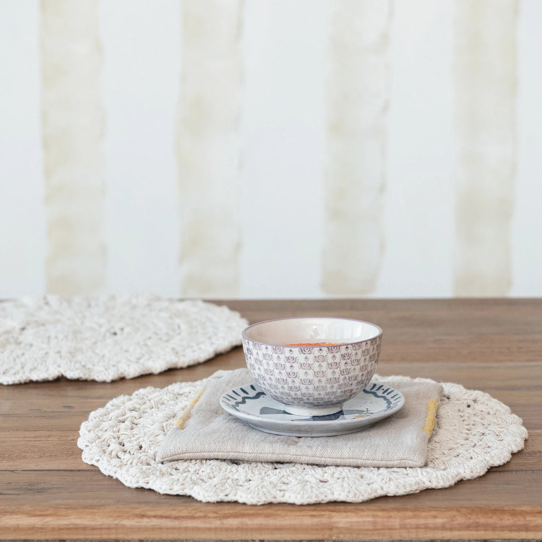 Round Crochet Placemat