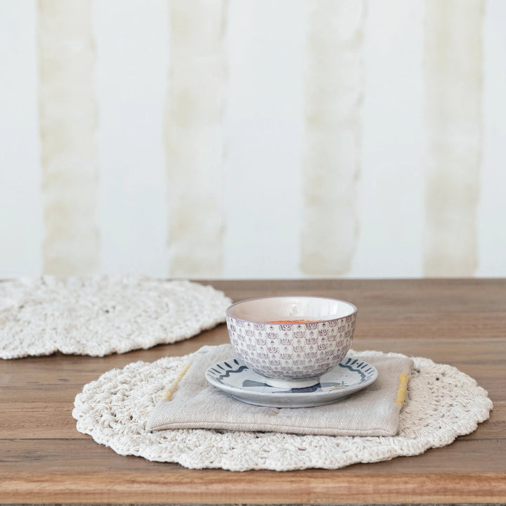 Round Crochet Placemat