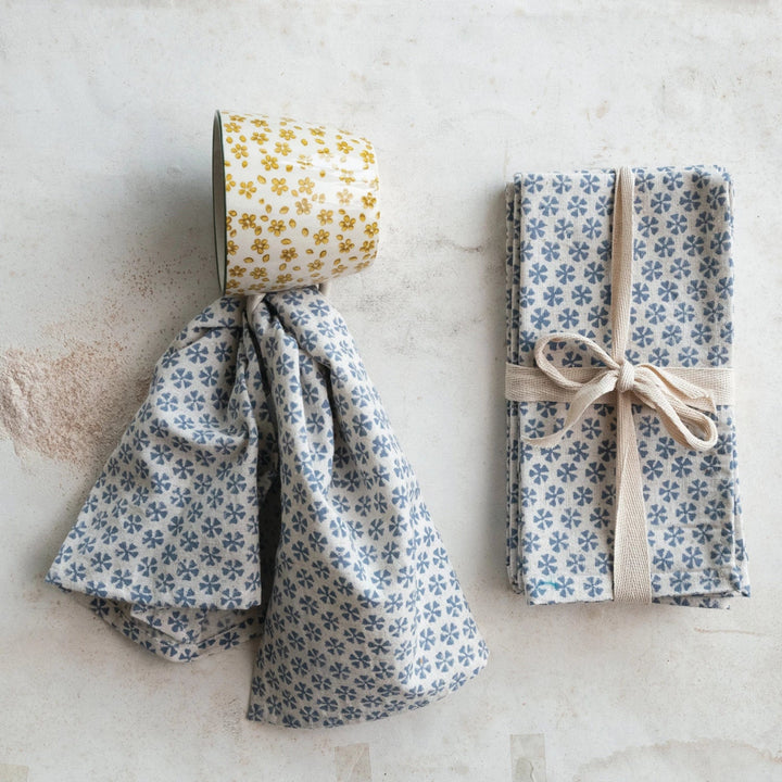 Blue Block Print Napkin