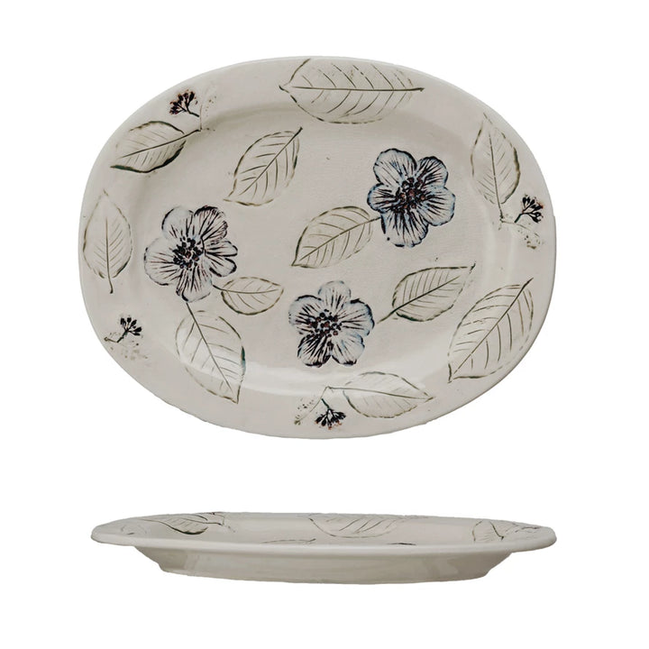 Simpler Times Floral Plate