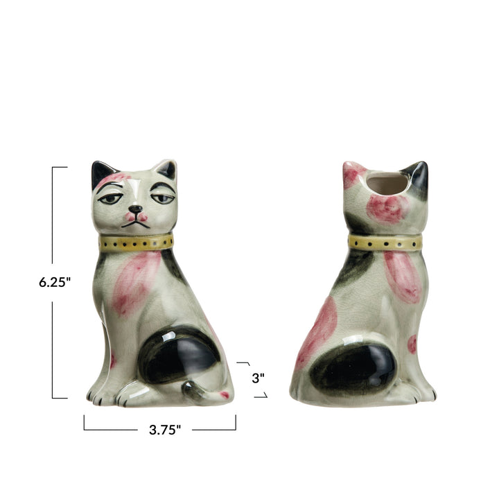 Cat Vintage Vase