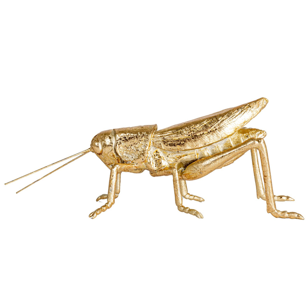 Gold Finish Grass Hopper