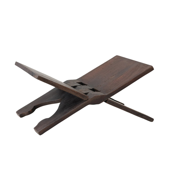 Reclaimed Wood Folding Book Stand