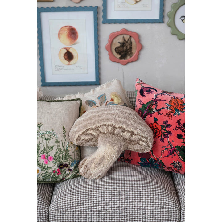 Plush Mushroom Shaped Pillow