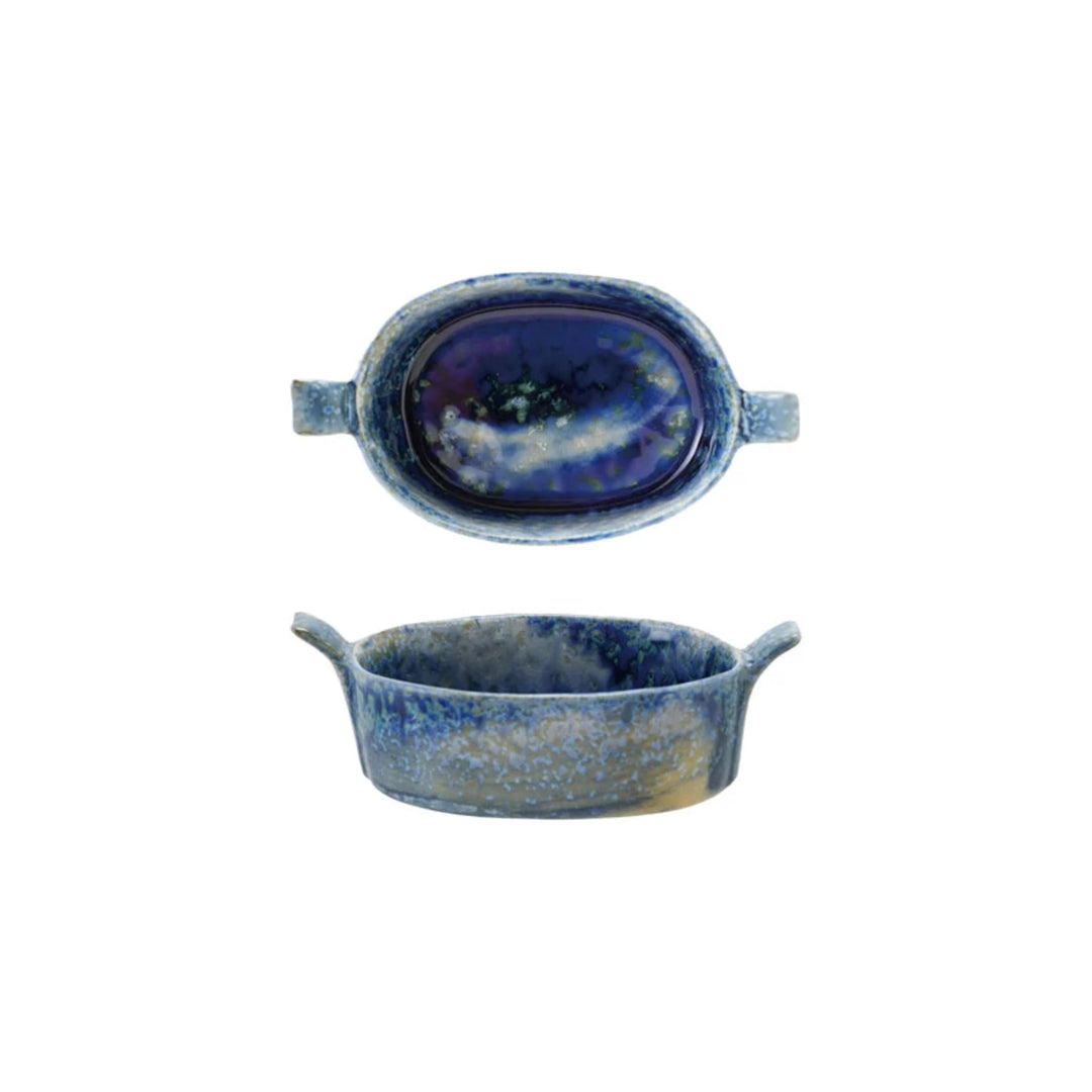 Blue Mini Stoneware Baker