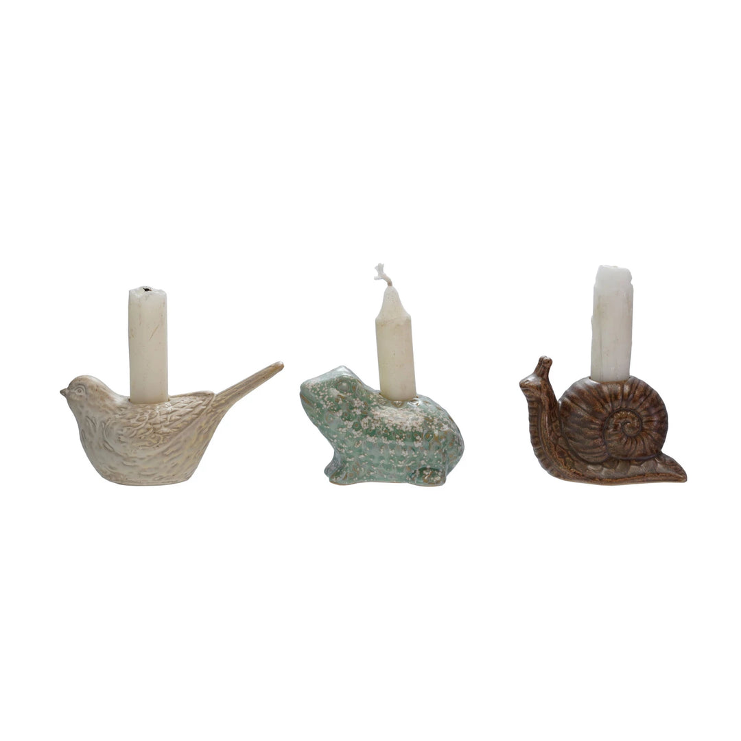 Critter Taper Candle Holder