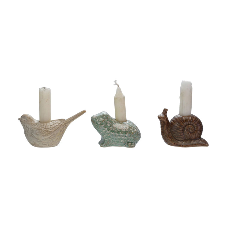 Critter Taper Candle Holder